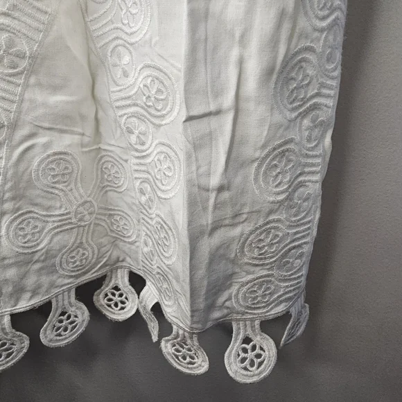 Honey Punch White Lace Cutout Spaghetti Strap Mini Dress Size Small - Picture 9 of 13